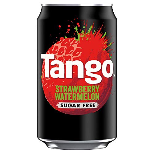 Tango Strawberry Watermelon Zuckerfreie Dosen, 330 ml von Tango