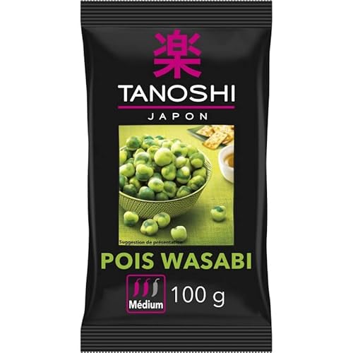 Tanoshi - Wasabi Erbsen 100G - Packung mit 4 von Tanoshi