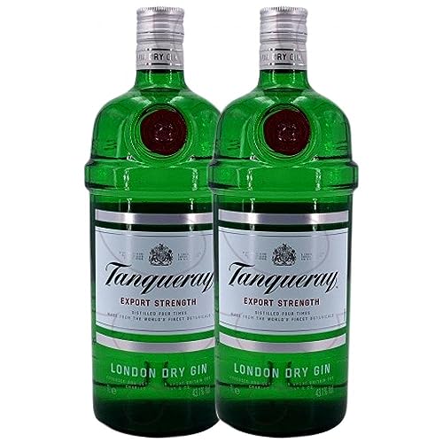 Gin Tanqueray Rakete Flasche 1 L (Schachtel mit 2 Rakete Flasche von 1 L) von Tanqueray & Co