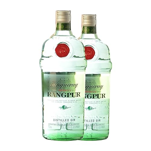 Gin Tanqueray Rangpur Rakete Flasche 1 L (Schachtel mit 2 Rakete Flasche von 1 L) von Tanqueray & Co