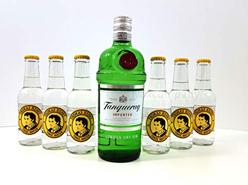 Gin Tonic Set ? Tanqueray London Dry Gin 0,7l 700ml (47,3% Vol) + 6x Thomas Henry Tonic Water 200ml - Inkl. Pfand MEHRWEG von Thomas Henry-Thomas Henry