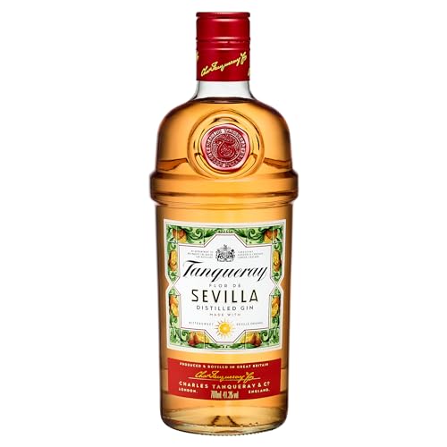 Tanqueray Flor de Sevilla |Destillierter Gin |mit Orangengeschmack |Ausgezeichnet & aromatisiert | 5-fach destilliert auf englischem Boden | 41.3% vol |700ml Einzelflasche | von Tanqueray