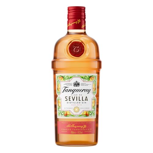 Tanqueray Flor de Sevilla |Destillierter Gin |mit Orangengeschmack | aromatisiert | 5-fach destilliert auf englischem Boden | 41.3% vol |700ml Einzelflasche | von Tanqueray