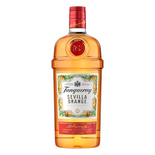 Tanqueray Flor de Sevilla Gin | Köstliche Orangenaromen | Perfekt für Cocktails & Abende mit Freunden | Exzellent in Gin Tonic | 41,3% vol | 1000ml Einzelflasche | von Tanqueray