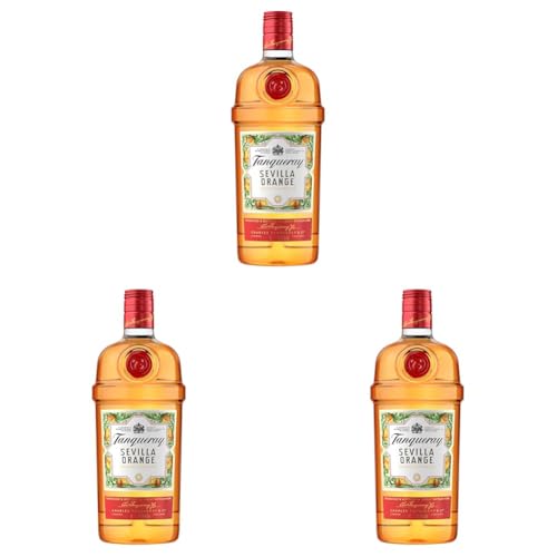 Tanqueray Flor de Sevilla Gin | Köstliche Orangenaromen | Perfekt für Cocktails & Abende mit Freunden | Exzellent in Gin Tonic | 41,3% vol | 1000ml Einzelflasche | (Packung mit 3) von Tanqueray
