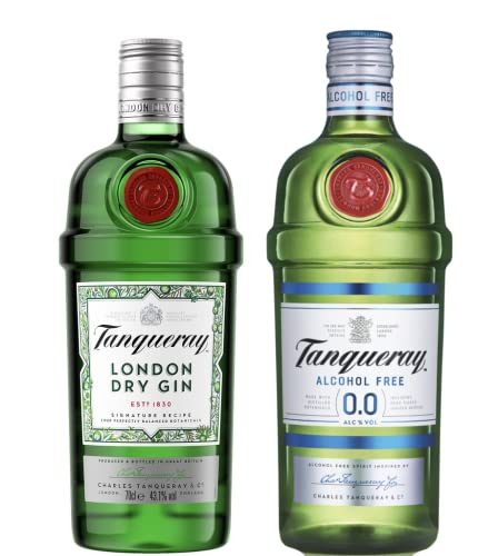 Tanqueray London Dry Gin, 700ml + Tanqueray 0.0%, 700ml  von Tanqueray
