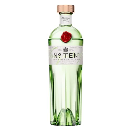 Tanqueray No.Ten | Premium Gin | Preisgekrönter, aromatischer Klassiker | Ideale Spirituose für Gin & Tonic | handgefertigt in England | 47,3 % vol | 700ml Einzelflasche von Tanqueray