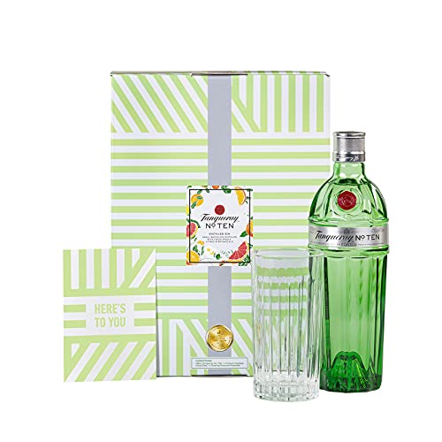 Tanqueray No.Ten | Premium Gin | im hochwertigen Geschenkset mit Glas & Grußkarte | handverlesen auf englischem Boden | 47,3% vol | 700ml Einzelflasche | Tanqueray No.Ten | Premium Gin | im hochwertigen Geschenkset mit Glas & Grußkarte | handverlesen auf englischem Boden | 47,3% vol | 700ml Einzelflasche | von Tanqueray