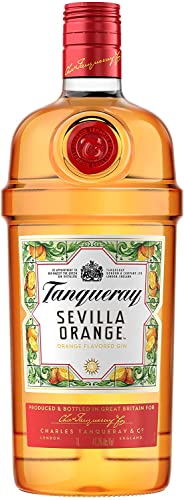 Tanqueray Flor de Sevilla Gin | Köstliche Orangenaromen | Perfekt für Cocktails & Abende mit Freunden | Exzellent in Gin Tonic | 41,3% vol | 1000ml Einzelflasche | von Tanqueray
