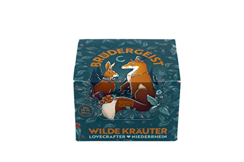 Brüdergeist Wilde Kräuter | 20 x 2 cl Mini-Tray | 19% Vol | für unterwegs von Tante Dele