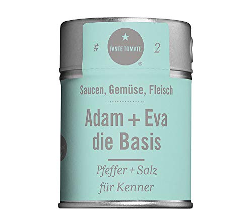 Tante Tomate - Adam + Eva - die Basis - Pfeffer + Salz Mischung 125g von Tante Tomate