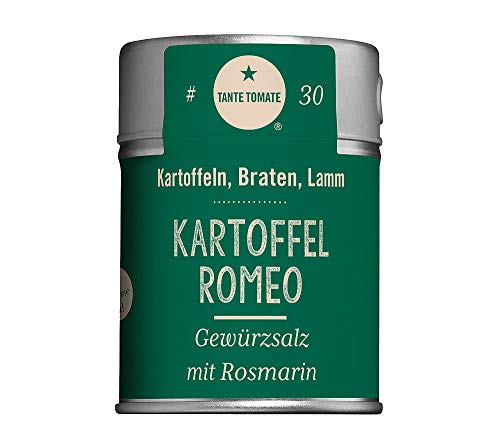 Tante Tomate - Kartoffel-Romeo - Gewürzsalz mit Rosmarin - Gewürzmischung 40g Tante Tomate - Kartoffel-Romeo - Gewürzsalz mit Rosmarin - Gewürzmischung 40g von Tante Tomate