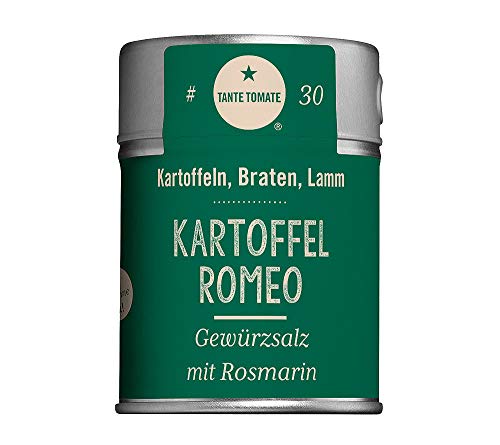 Tante Tomate - Kartoffel-Romeo - Gewürzsalz mit Rosmarin - Gewürzmischung 40g von Tante Tomate