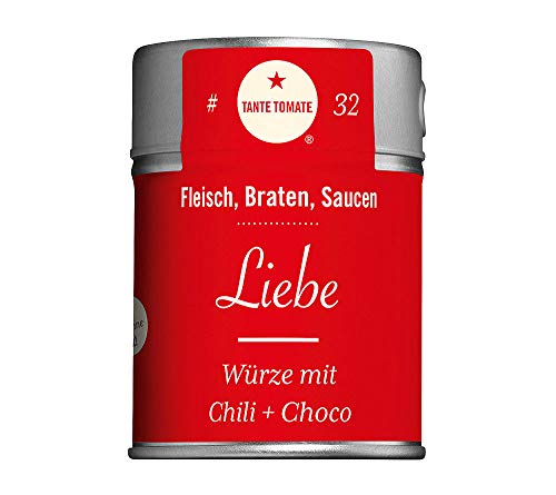 Tante Tomate - LIEBE - Würze mit Chili + Choco - Gewürzmischung 45g Tante Tomate - LIEBE - Würze mit Chili + Choco - Gewürzmischung 45g von Tante Tomate