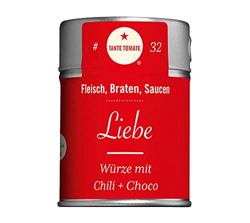 Tante Tomate - LIEBE - Würze mit Chili + Choco - Gewürzmischung 45g von Tante Tomate