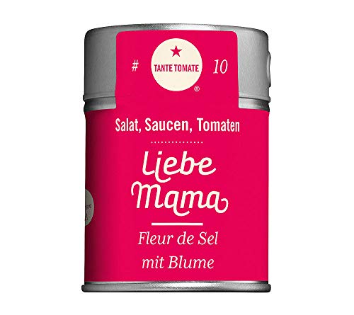 Tante Tomate - LiebeMama - Fleur de Sel mit Blume 50g von Tante Tomate