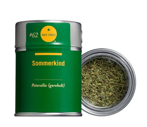Tante Tomate - Sommerkind - Petersilie {gerebelt} - Streudose 15g Tante Tomate - Sommerkind - Petersilie {gerebelt} - Streudose 15g von Tante Tomate