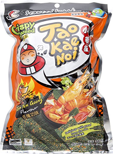 Tao Kae Noi Knuspriger Seaweed Tom Yum Goong, 36 ml (6 Stück) von Tao Kae Noi