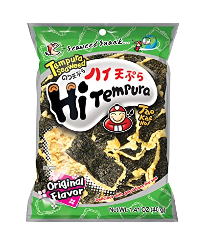 Tao Kae Noi Tempura Seaweed Original, Algensnack im Tempuramantel, 40 g von Tao Kae Noi