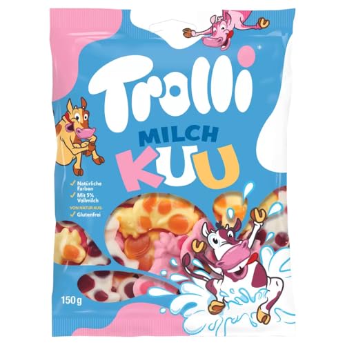 Trolli Milch Kuu Milk Cows Gummibonbons 150g (3er Pack) von Taos