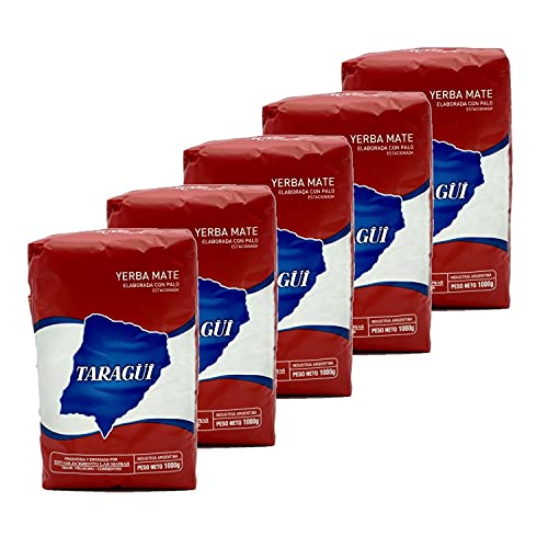 5 x Yerba Maté Taragui – Packung mit 1 kg von Taragüi