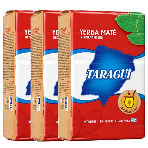 Taragui paaren Red Pack regelm??ig Geschmack (Tee Bl?tter und St?ngel Eingang) 500gx3 St?cke von Taragui