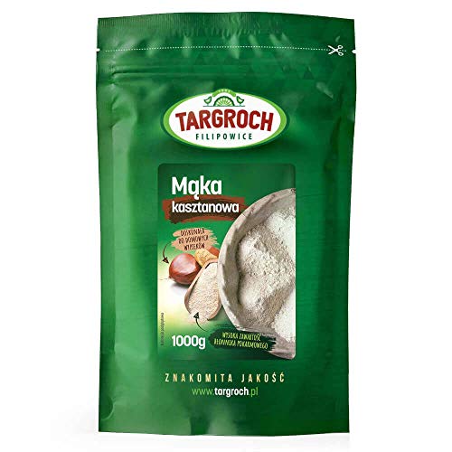 Targroch Kastanienmehl 1er pack x 1000g - Zum Backen - Viel Faser von Targroch