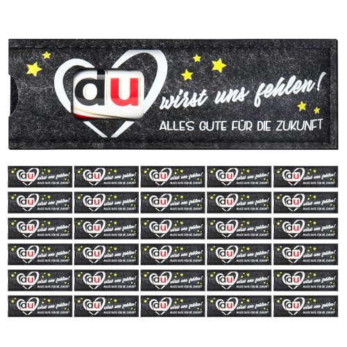 30 Stück Du wirst uns fehlen! Geschenke für Schokolade Verpackung - Abschiedsgeschenk Kollegen Jobwechsel, Geschenk für Kollege Kollegin Rentner zum Abschied 30 Stück Du wirst uns fehlen! Geschenke für Schokolade Verpackung - Abschiedsgeschenk Kollegen Jobwechsel, Geschenk für Kollege Kollegin Rentner zum Abschied von Tarklanda