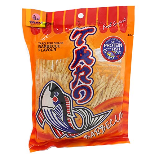 10x52g Taro Thailändisches Fish Snack BBQ Barbecue Flavor (orange) von Taro