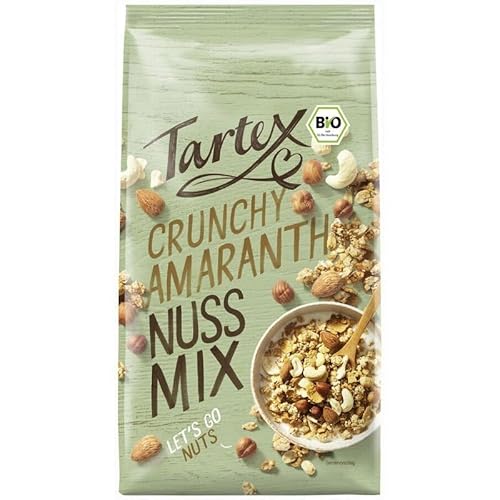 Tartex Crunchy Amaranth Nuss Mix - Bio - 375g x 5-5er Pack VPE Tartex Crunchy Amaranth Nuss Mix - Bio - 375g x 5-5er Pack VPE von Tartex