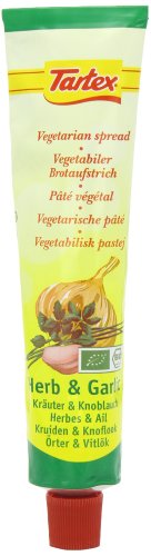 Tartex Organic Herbal and Garlic Pate Tube 200 g (Pack of 4) von Tartex