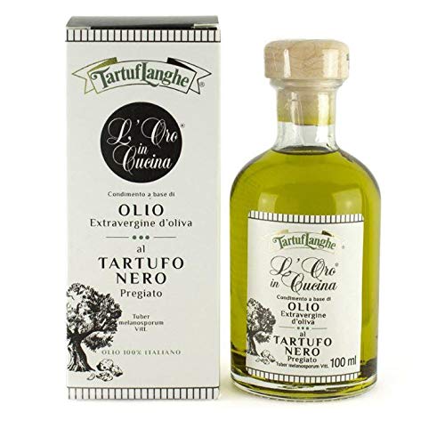 L´Oro Olivenöl Extra Vergine mit Wintertrüffel & Aroma (Trüffelöl), Tartuflanghe, 100 ml von TartufLanghe