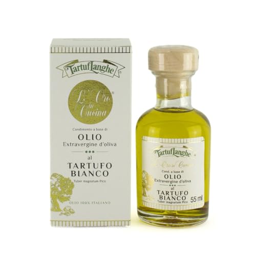 ORO IN CUCINA: Extra Virgin Olivenöl mit weißem Trüffel, 55 ml ORO IN CUCINA: Extra Virgin Olivenöl mit weißem Trüffel, 55 ml von TartufLanghe