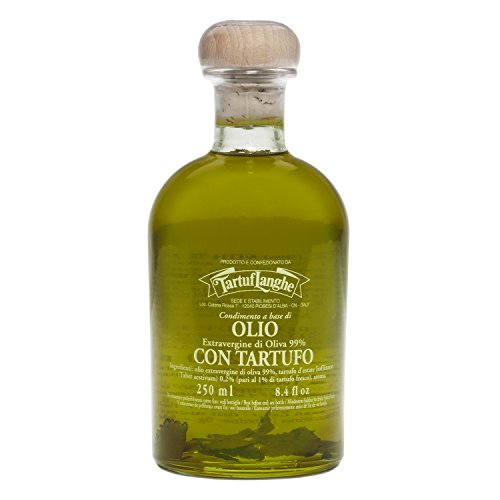 Olivenöl Extra Vergine mit Sommertrüffel & Aroma (Trüffelöl), Tartuflanghe, 250 ml von TartufLanghe