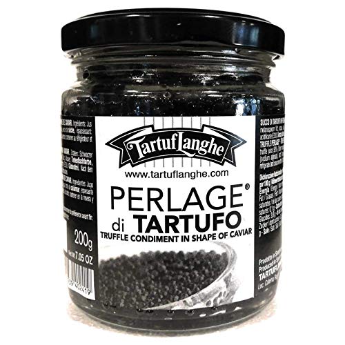 TARTUFLANGHE Trüffel Kaviar - "Perlage di Tartufo", aus Wintertrüffelsaft, 200 g von TartufLanghe