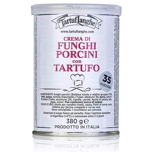 TartufLanghe Steinpilz-Paste mit Trüffeln, 380g. von TartufLanghe