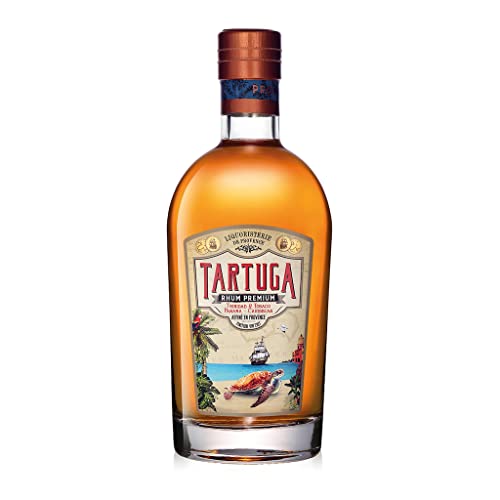 Premium-Rum „Tartuga“, Trinidad & Tobago, Panama und Karibik, in Vin-cuit-Fässern gereift, Geschenkbox. 0,7 L, 40% Vol. von Tartuga