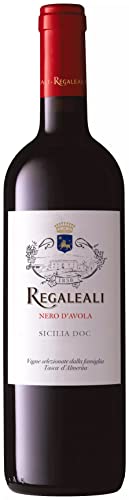 Regaleali Nero d'Avola Sicilia DOC trocken, Rotwein aus Italien (1 x 0.75 l) von Regaleali