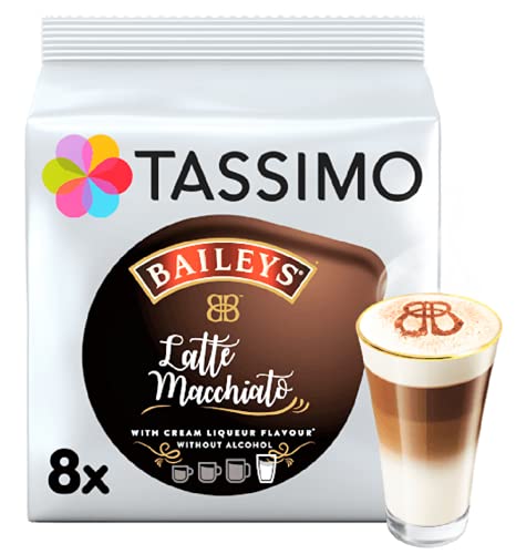 Tassimo Baileys Latte Macchiato Pods T-Discs, 8 Getränke (gleichwertig), 16 Stück von Tassimo
