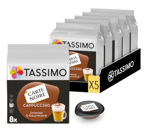 Tassimo Cappuccino Set mit 40 Getränken, 5 x 8 T, 267 g von Tassimo