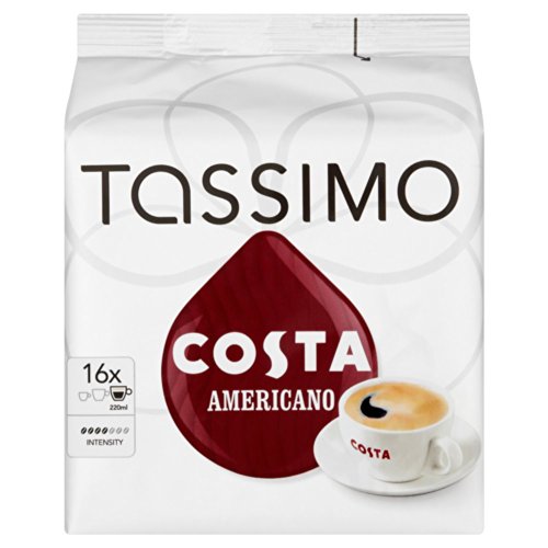 Tassimo Costa Americano 16 T Discs, (Large Cup Size) 16 Servings von Tassimo