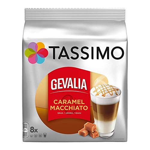 Tassimo Gevalia Kaffee Caramel Latte Macchiato, Kaffeekapsel, 16 T-Discs von Tassimo