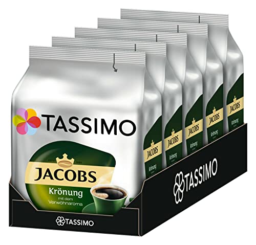 Tassimo Jacobs Krönung, 5er Pack (5 x 16 Portionen) - Auslaufartikel von Tassimo