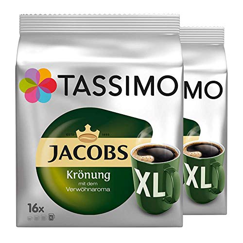 Tassimo Jacobs Krönung XL, 2er Pack (2 x 16 Portionen) von Tassimo