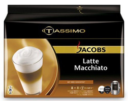 Tassimo Jacobs Latte Macchiato 8er 8 x 60g von Tassimo