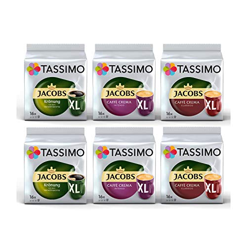 Tassimo Jacobs XL je 2 Krönung + Crema Intenso & Classico von Tassimo