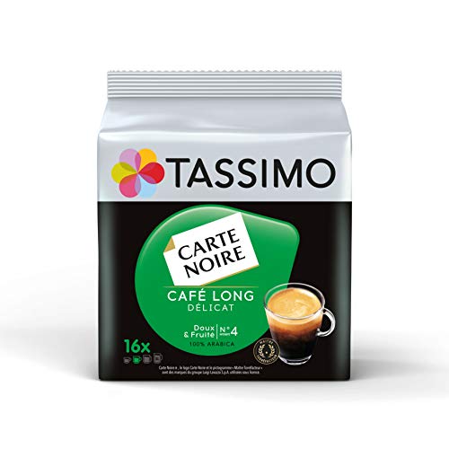 Tassimo Kaffee schwarz-Karte empfindliche Lange 80 getränke - Packung 5x16 tdisc von Tassimo