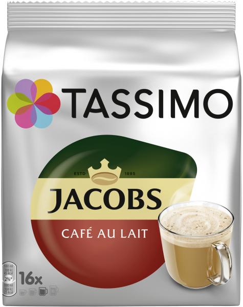 Tassimo Kapseln Jacobs Café au Lait, 16 Kaffeekapseln von Tassimo