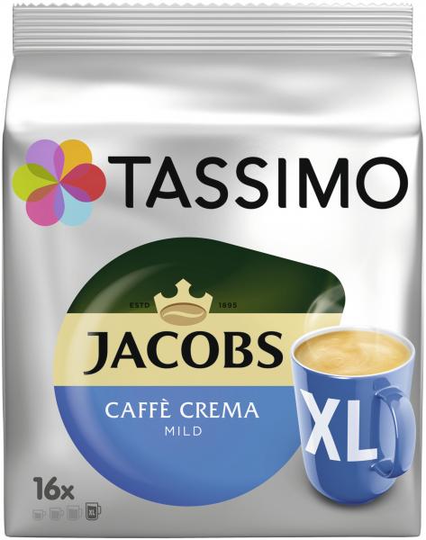 Tassimo Kapseln Jacobs Caffè Crema mild XL Becher, 16 Kapseln von Tassimo