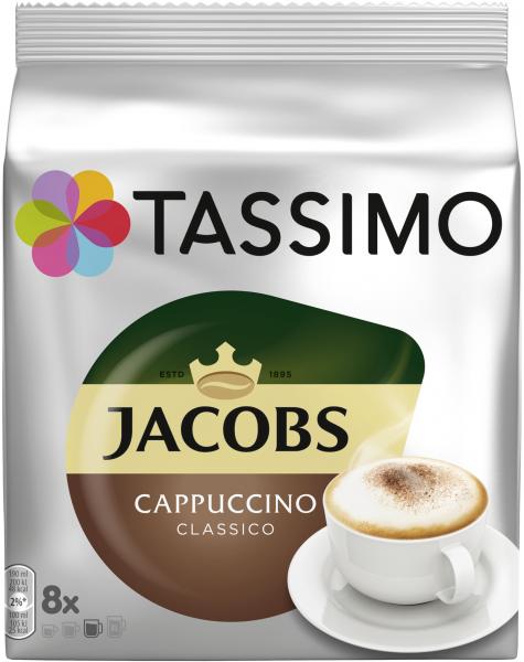 Tassimo Kapseln Jacobs Cappuccino classico, 8 Kaffeekapseln von Tassimo
